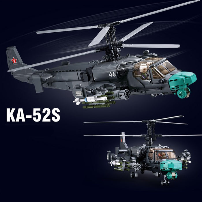Russian Air Force Ka-52 "Alligator" Attack Helicopter