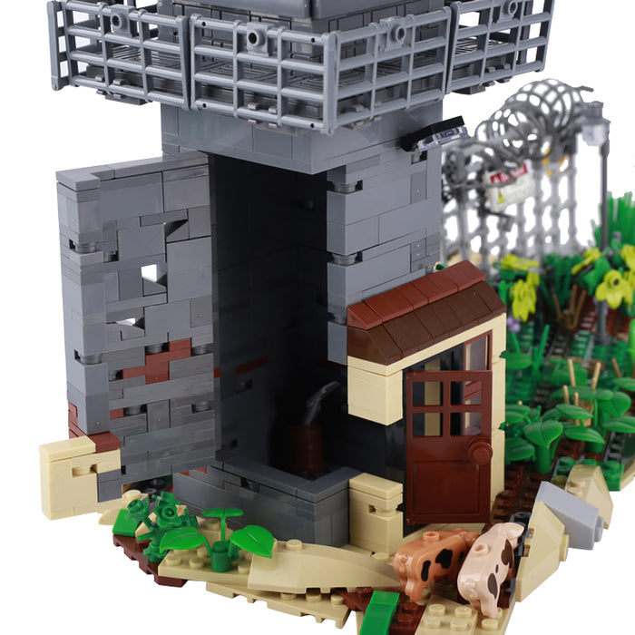 Post Apocalyptic Prison Tower custom brick build