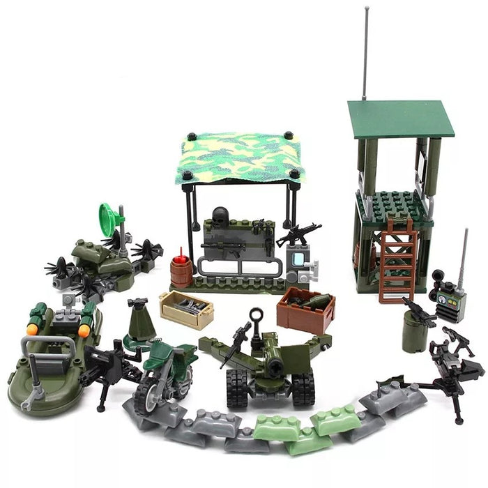 Remote Jungle Army Outpost
