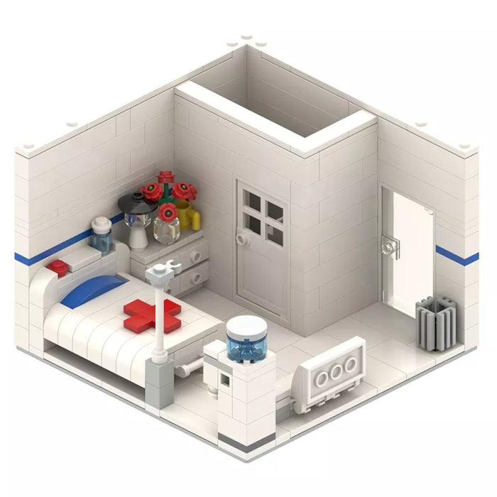 Hospital Bedroom Ward (317pcs) brick built kit
