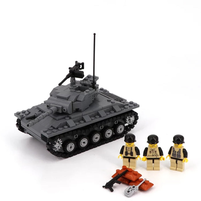 MRY-SFW US M24 Chaffee Light Tank Model Kit – 1/87 HO Scale Unassembled 3D Resin Military Model
