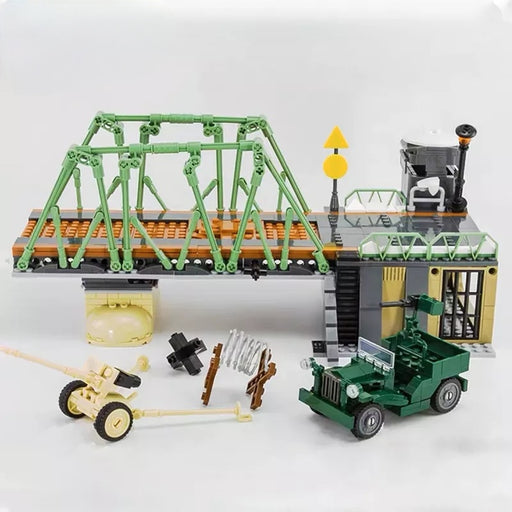 Moltke Bridge during WW2 battle of berlin