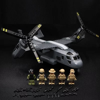 V-22 osprey army toys building kit
