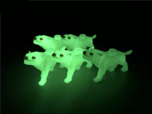 Glow in the dark wolfs