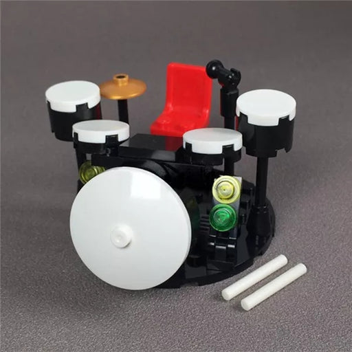 drum set brick built kit