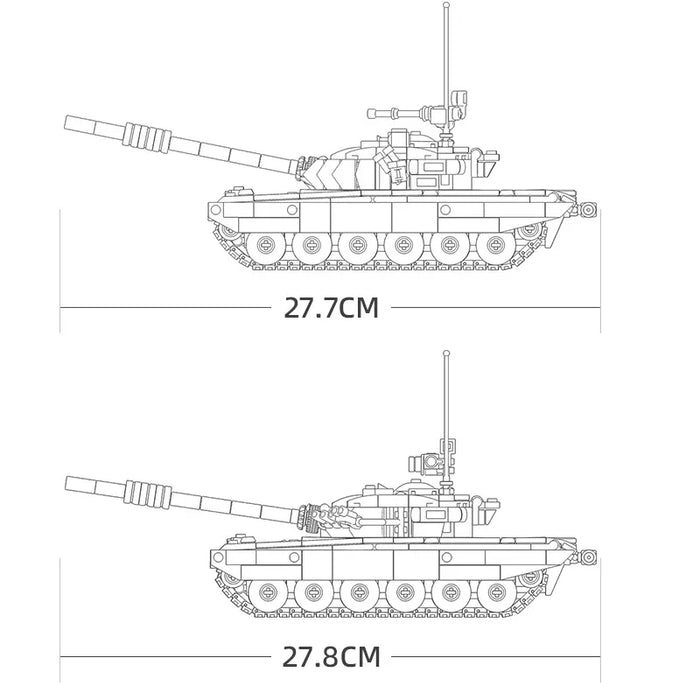 Russian Army T-72B3 Main Battle Tank