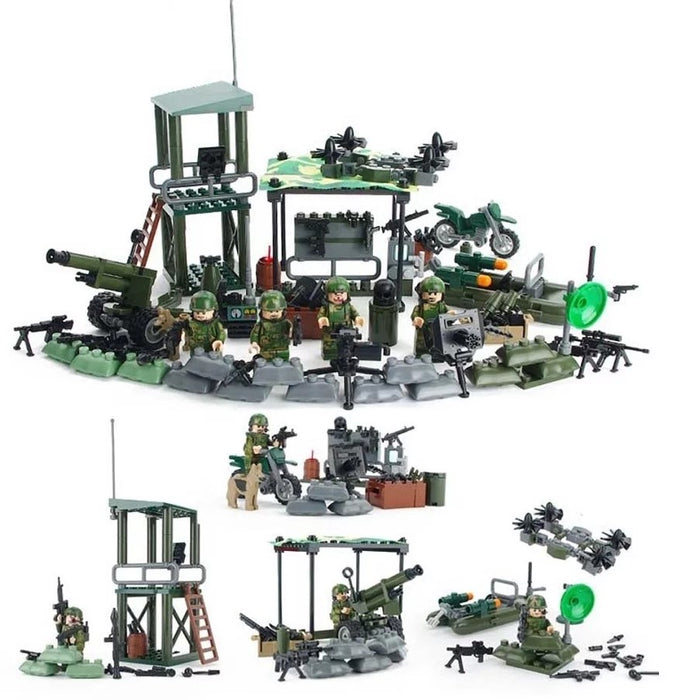 Remote Jungle Army Outpost