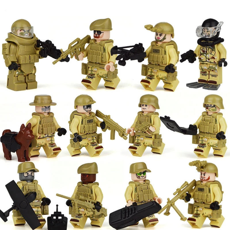 Modern Military Figures — Brick Block Army