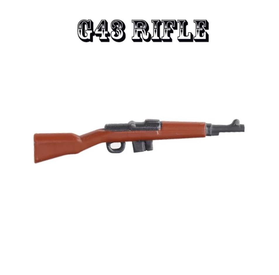 compatible lego army ww2 g43 toy rifle