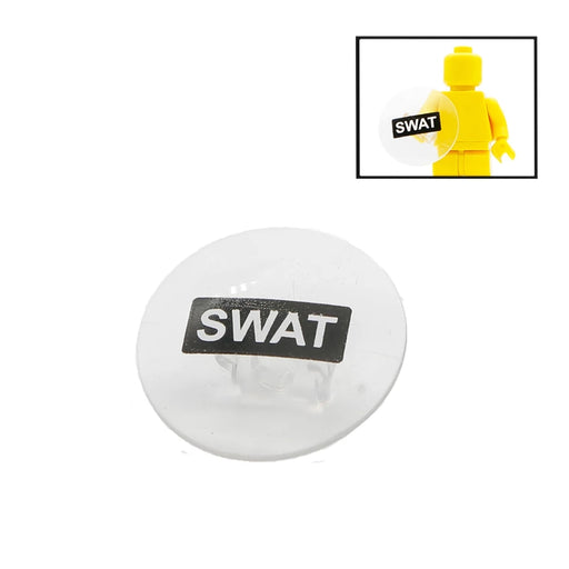 compatible lego swat ballistic shield with clear viewing port