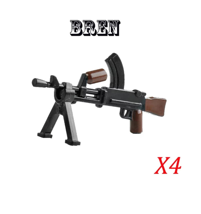 WW2 British Bren Light Machine Guns x4
