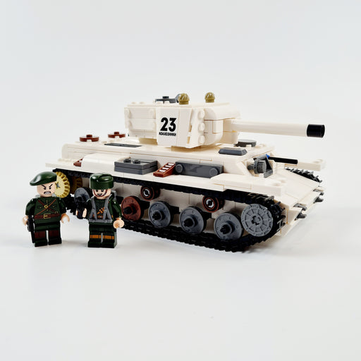 WW2 Soviet KV-1 Heavy Tank (Winter Camo)