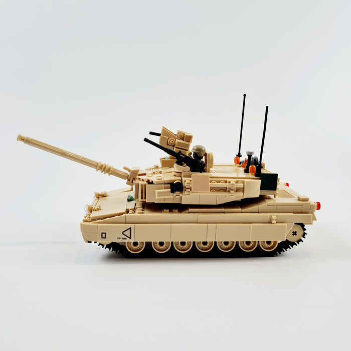 Custom brick built US Army M1A2 Main Battle Tank