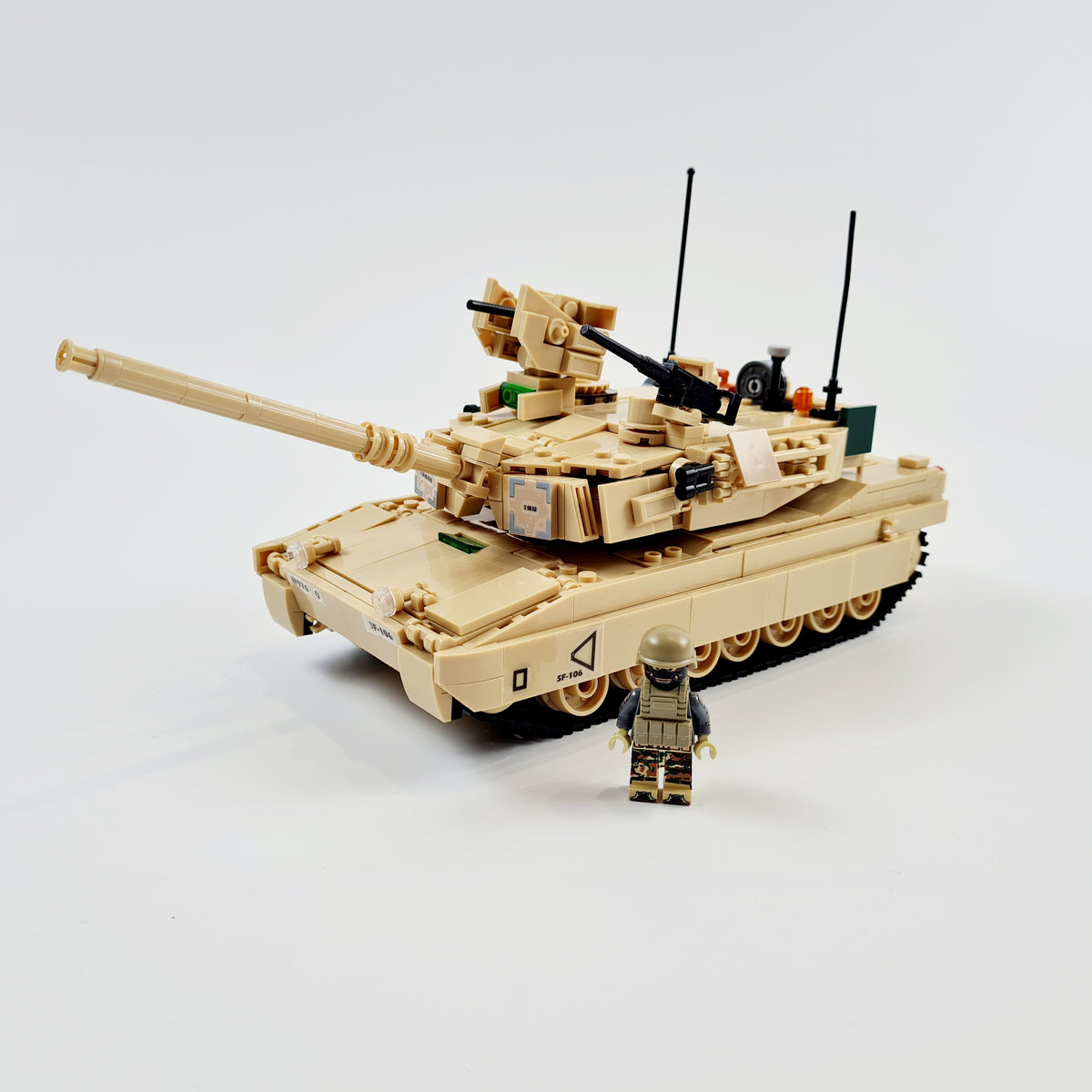 US Army M1A2 Abrams (MBT) — Brick Block Army