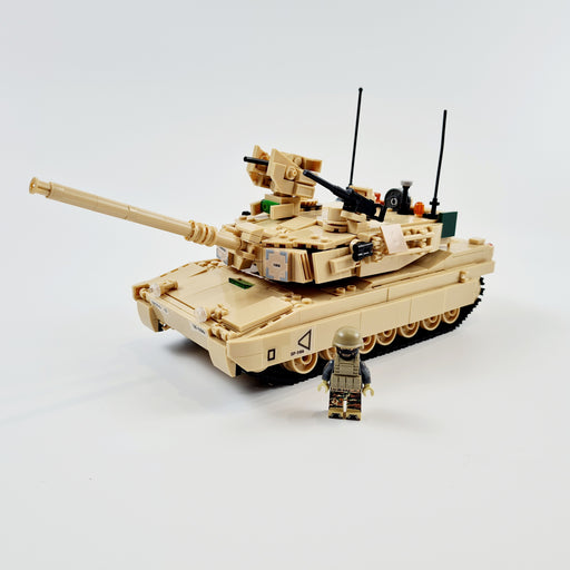 Custom brick built US Army M1A2 Main Battle Tank MOC