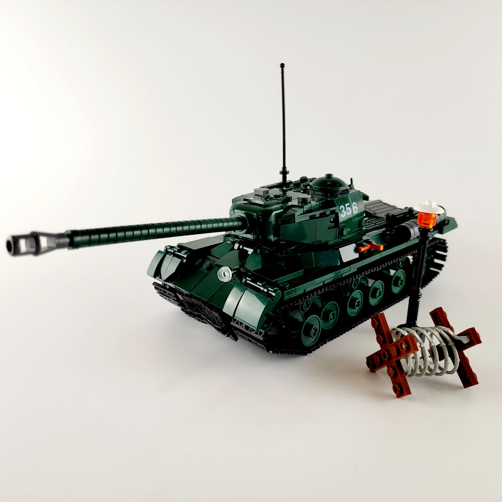 WW2 Soviet IS-2m Heavy Tank — Brick Block Army