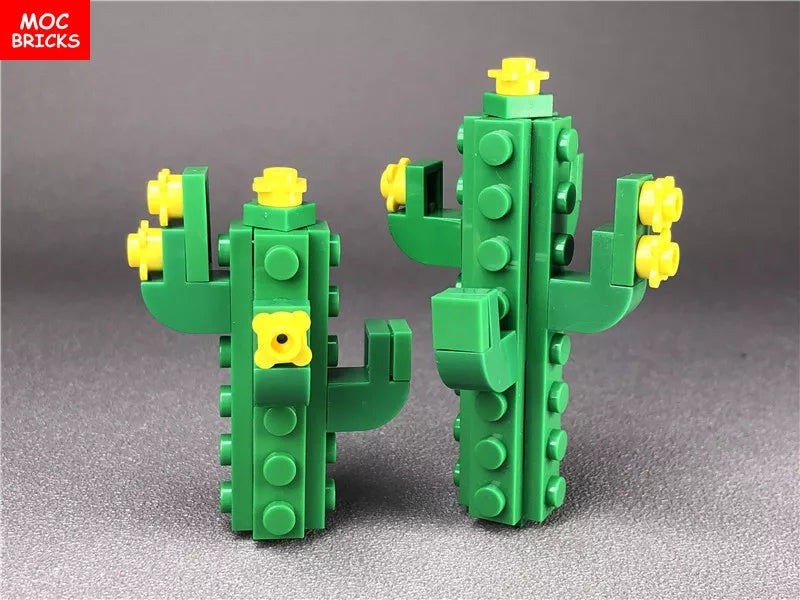 compatible lego Cactus plant