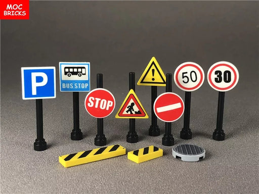 Road construction signs toy