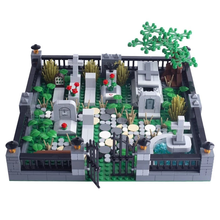 The Awfully Eerie Graveyard custom brick built moc 