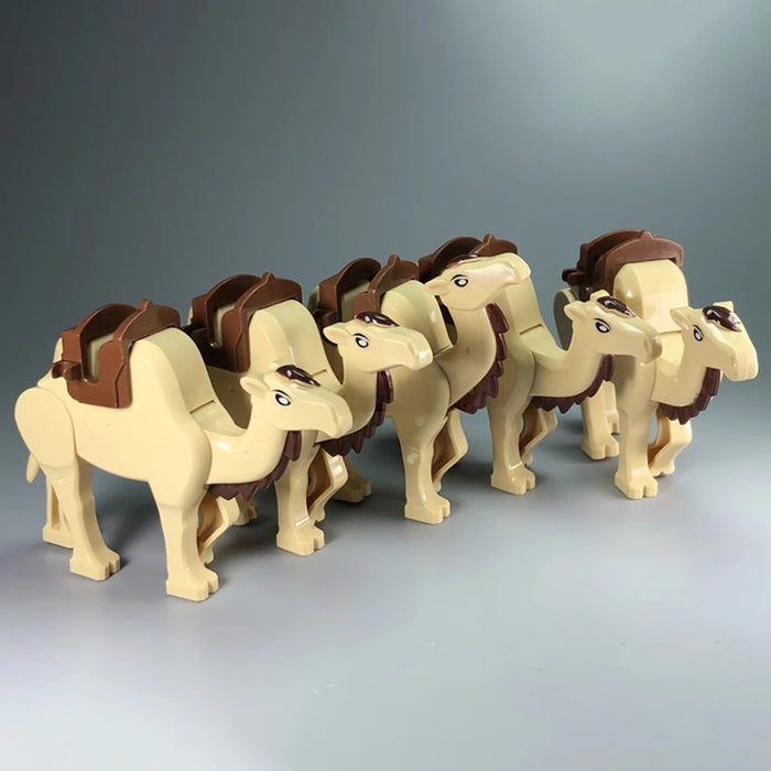 Mongolian Camels x5 brick block army