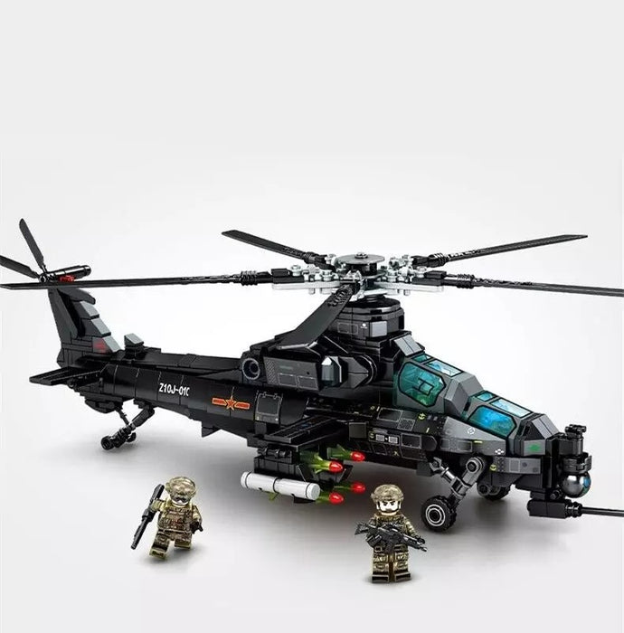 brick built PLAGFAF CAIC Z-10 Attack Helicopter