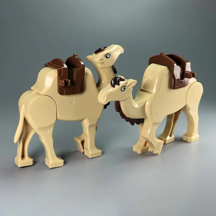 Custom Bactrain Camel toy figure brick block army
