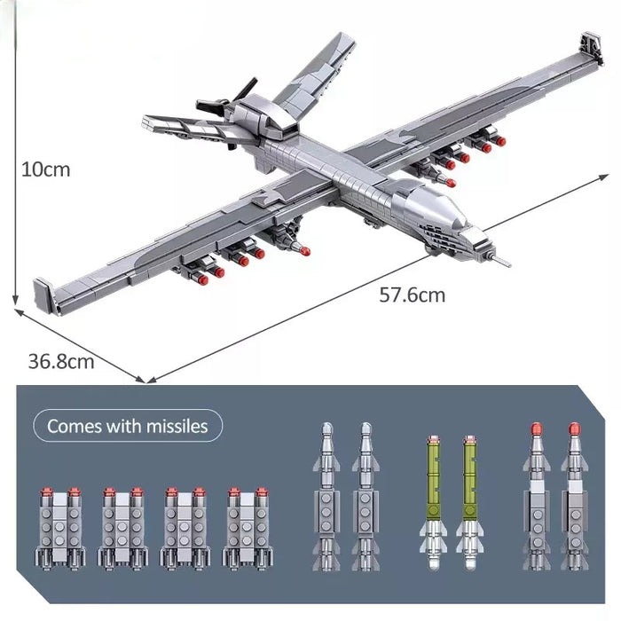 PLAAF Wing Loong II UCAV brick built kit