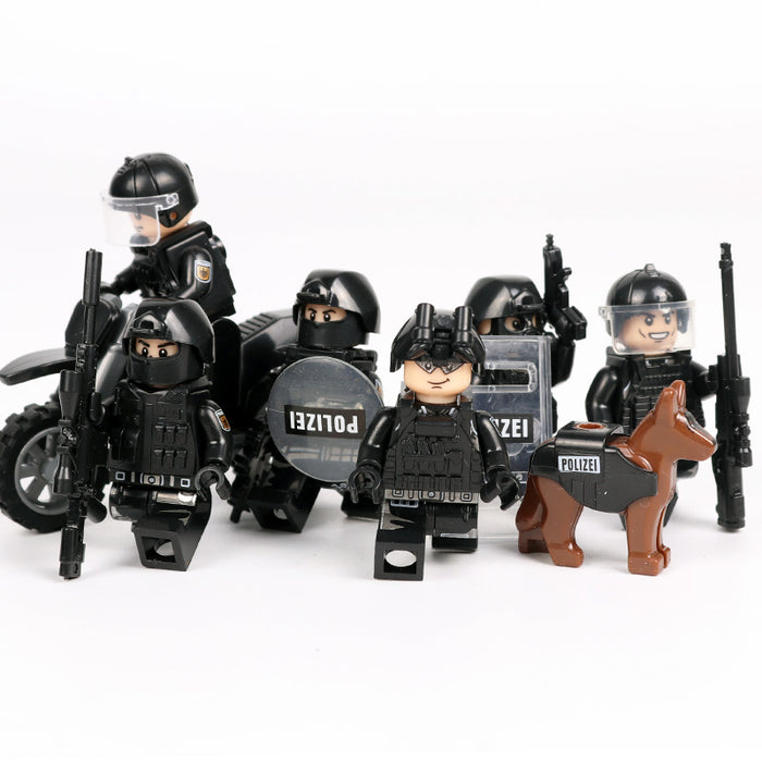 Custom German GSG 9 Federal police figures 
