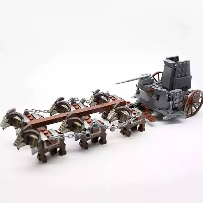 Chariot of the Mountain Dwarfs brick built kit