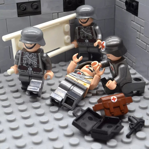 WW2 German Army Medic team