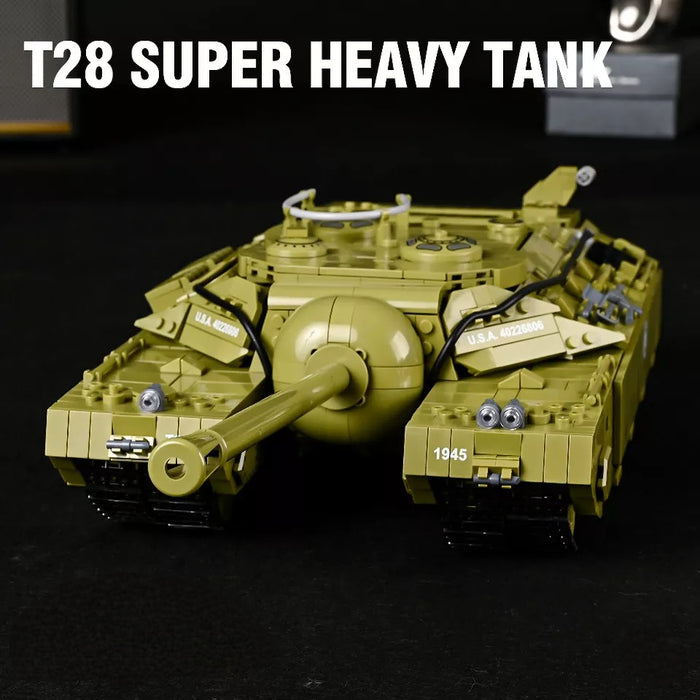 WW2 US Army T28 Super Heavy Tank
