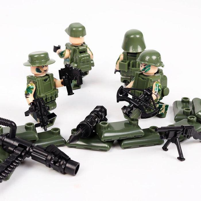 custom bricks army figures