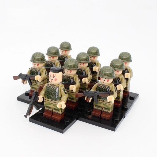 WW2 US Army 101 Airborne Paratroopers V1 x10