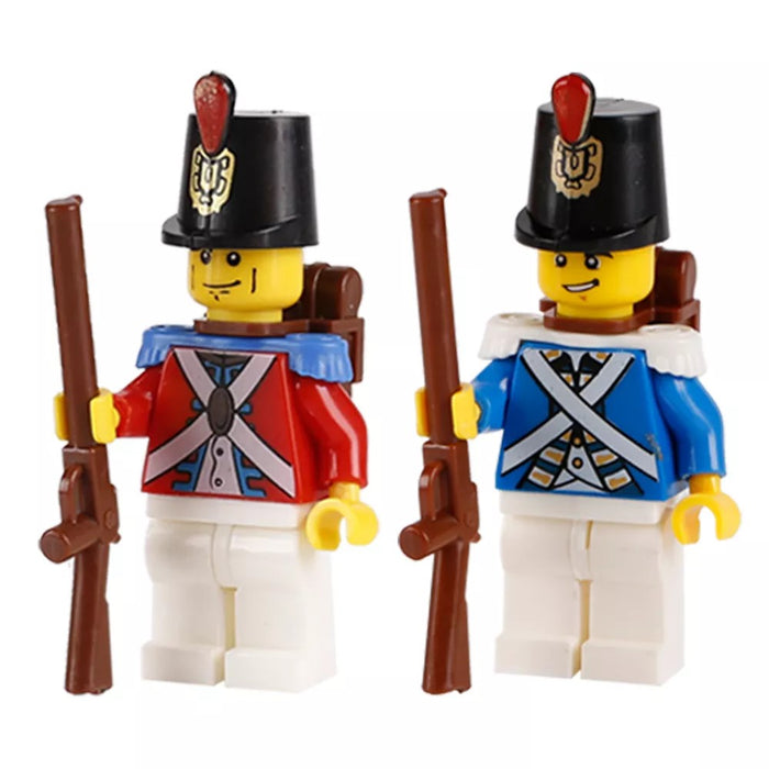 Imperial british army artillery officers figures