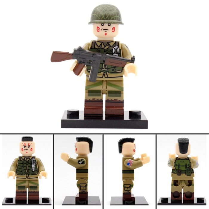 101st aribrone custom figure at brick block army