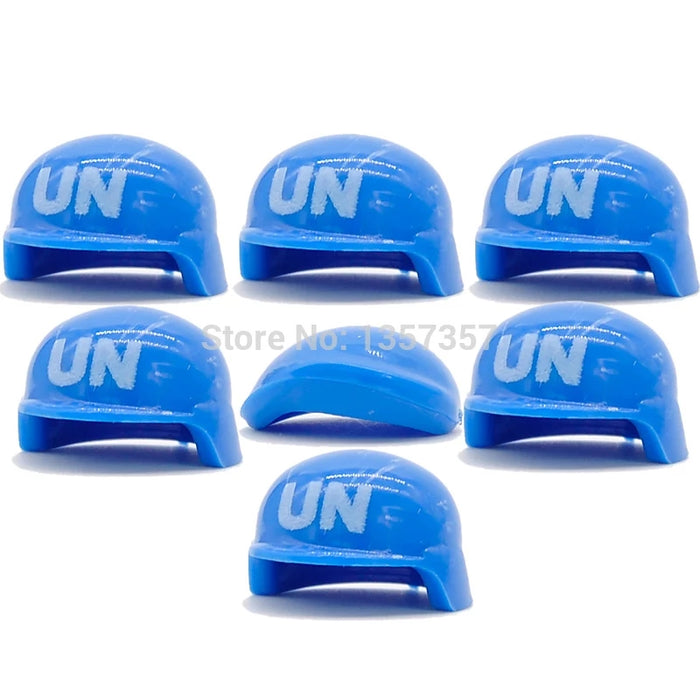 UN Peacekeeper and Helmets x14