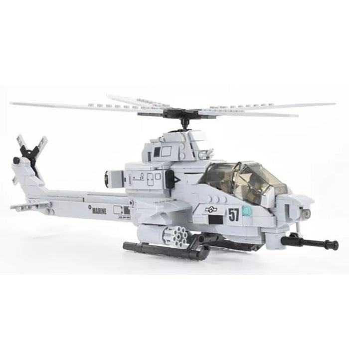 Custom Brick Built  AH-1Z Viper Attack helicopter