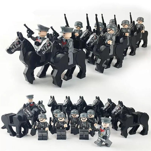 compatible lego German cavalry corps