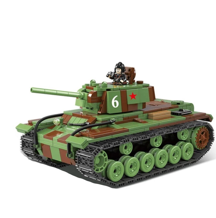 comaptible lego soviet heavy tank KV-1