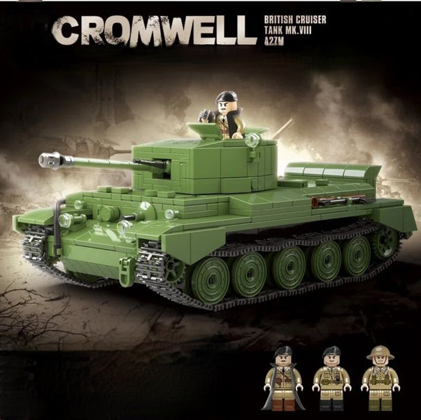 WW2 British Cromwell (A27M) Cruiser Tank — Brick Block Army