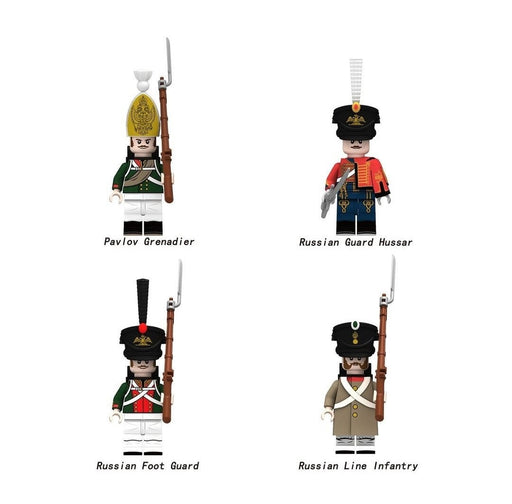Napoleonic Era Russian Infantry x4