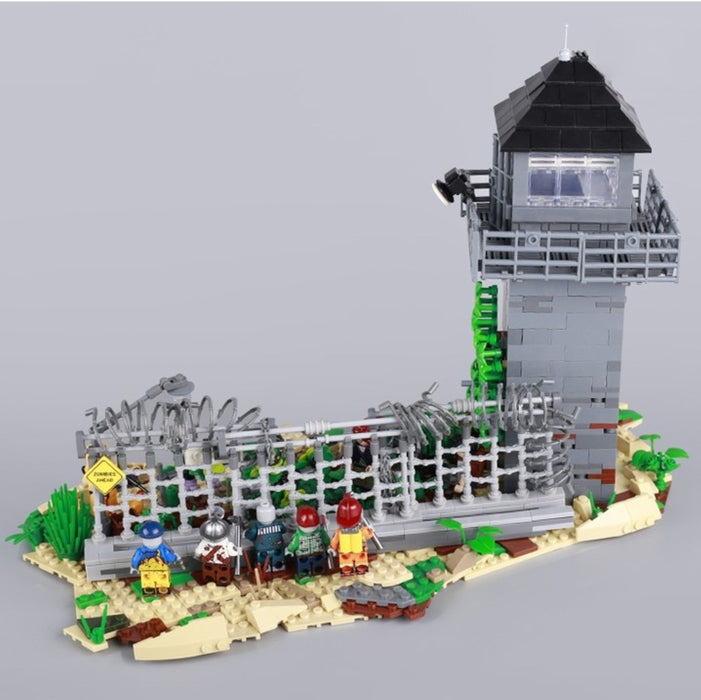 Post Apocalyptic Prison Tower brick built kit