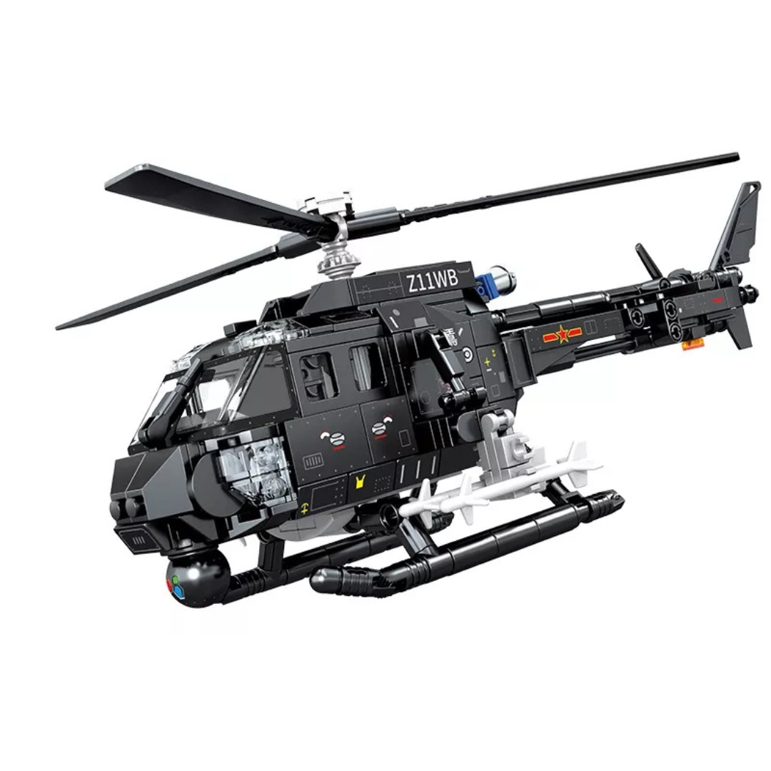 PLA Z-11WB Light Attack Helicopter — Brick Block Army