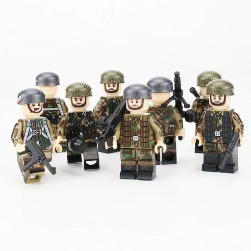 WW2 Fallschirmjäger preparing for assault