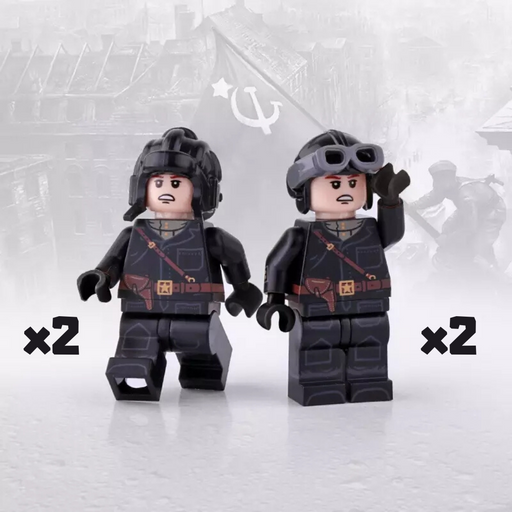 WW2 Soviet tank crew