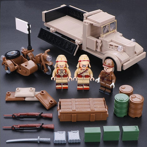 WW2 Custom brick built Japanese Nisan 180 truck