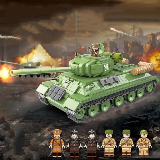 WW2 Soviet T-34 Tank (Model 1942) brick built
