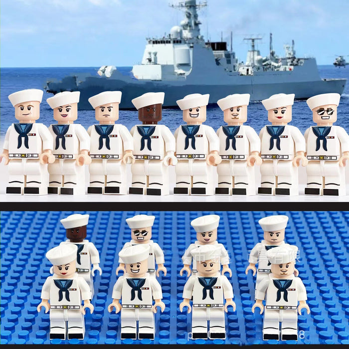 Marine Navy Sailors custom figures  x8