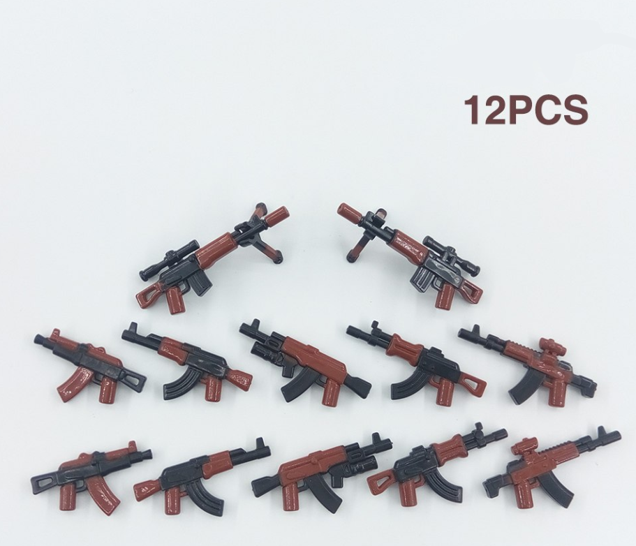 Army toy weapons for figures