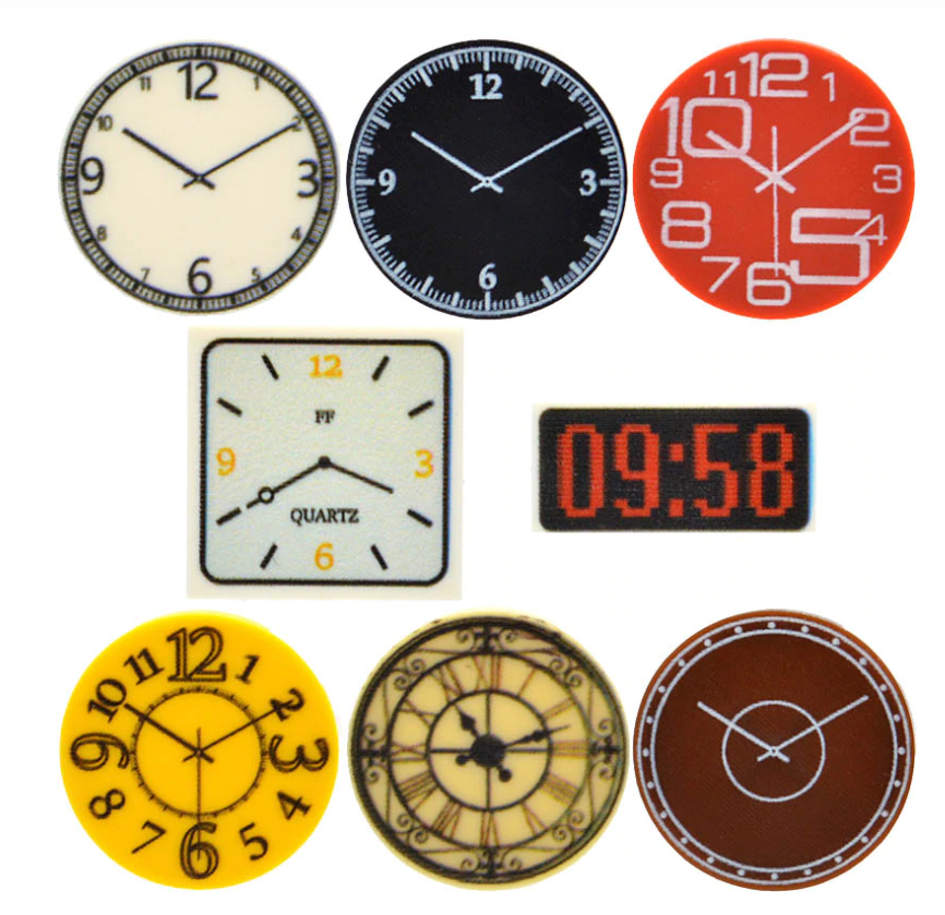 custom lego clocks and watches